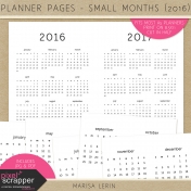 Planner Pages- All Year View