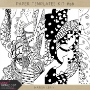 Paper Templates Kit #98- Tangles