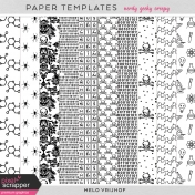 Paper Templates- Nerdy Geeky Creepy