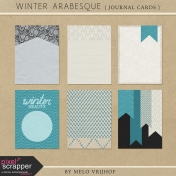 Winter Arabesque- Journal Cards