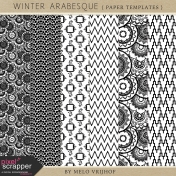 Winter Arabesque- Paper Templates