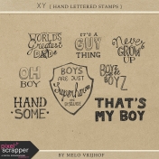 XY - Hand Lettered Stamps