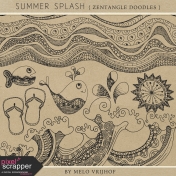 Summer Splash- Zentangle Doodles