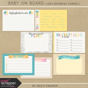 Baby On Board- Journal Cards 6x4