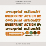 Overprint Actions