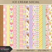 Ice Cream Social Pattern Papers