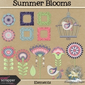 Summer Blooms Elements