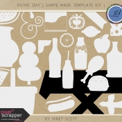 Picnic Day- Shape Mask Template Kit 1