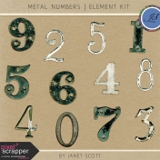 Metal Number Element Kit