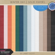 Winter Day- Solid Paper Kit