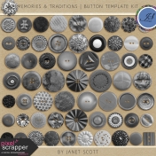 Memories & Traditions - Button Template Kit