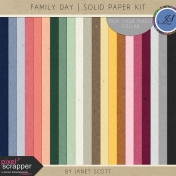 Family Day- Solid Paper Kit