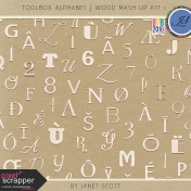 Toolbox Alphabet- Wood Mash Up Kit 1