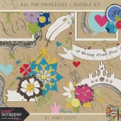 All the Princesses- Doodle Kit