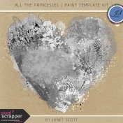 All the Princesses- Paint Template Kit