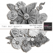 Tiny, But Mighty- Fabric Flower Templates Kit