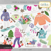 Snow & Snuggles - Doodle Kit