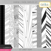 Unwind- Paper Template Kit