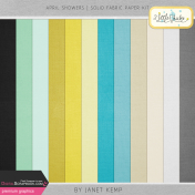 April Showers- Fabric Solids Kit