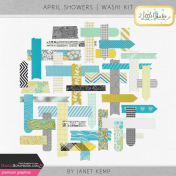 April Showers- Washi Tape Kit