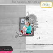 May Flowers- Template Kit