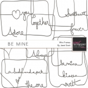 Be Mine- Wire Word Art Frames Kit
