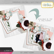 Farmhouse Christmas- Quick Page Kit