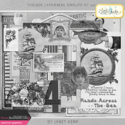 Toolbox Ephemera 001- Template Kit