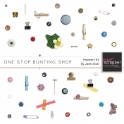 One Stop Bunting Shop- Bunting Fasteners Kit