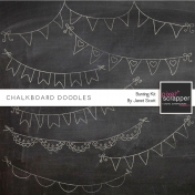 Chalkboard Bunting Doodle Kit 1