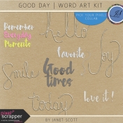 Good Day- Word Art Kit