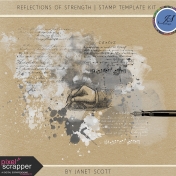 Reflections of Strength- Stamp Template Kit