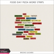 Food Day Pizza Word Strips Kit