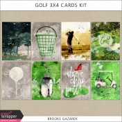 Golf 3x4 Cards Kit