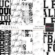 Football Paper Templates Kit