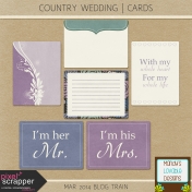 Country Wedding Journal Cards