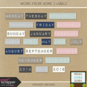 Work From Home- Labels