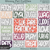 Grayscale Glossy Pet Cut Files