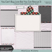 You Can't Buy Love Buy You Can Rescue It- Journaling Element Kit