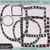 You Can't Buy Love Buy You Can Rescue It- Frame Element Kit