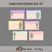 Name/Word/Phrase Box Kit