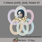 5-Strand Pastel Pearl Frames Kit 