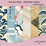 Kita No Mono - Northern Things (A Traditional Japanese Scrapbooking Kit)