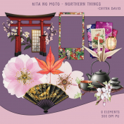 Kita No Mono - Northern Things - Elements (A Traditional Japanese Scrapbooking Kit)