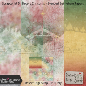 Desert Christmas-Scraptorial 5-22 Oct-Bethlehem Blended Papers