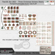 December 2022 Blog Train Stickers Kit