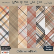 Walk on the Wild Side- plaid papers