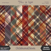 Fall in Love- November 2019 blog train- plaid papers