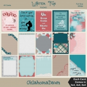 Winter Fun- pocket cards, journal cards