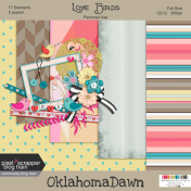 February 2022 Blog Train- Love Birds mini kit